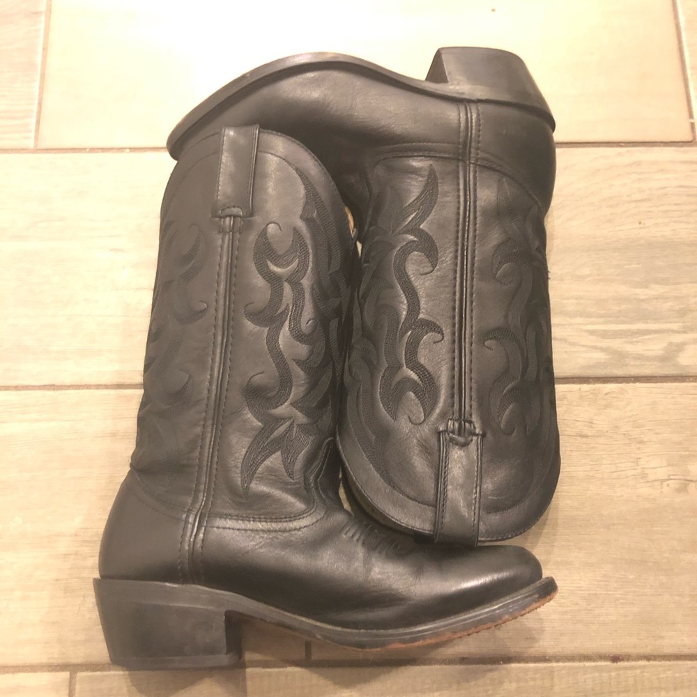 Mens Durango DB910 12" Western cowboy Black leather Boots 7D.